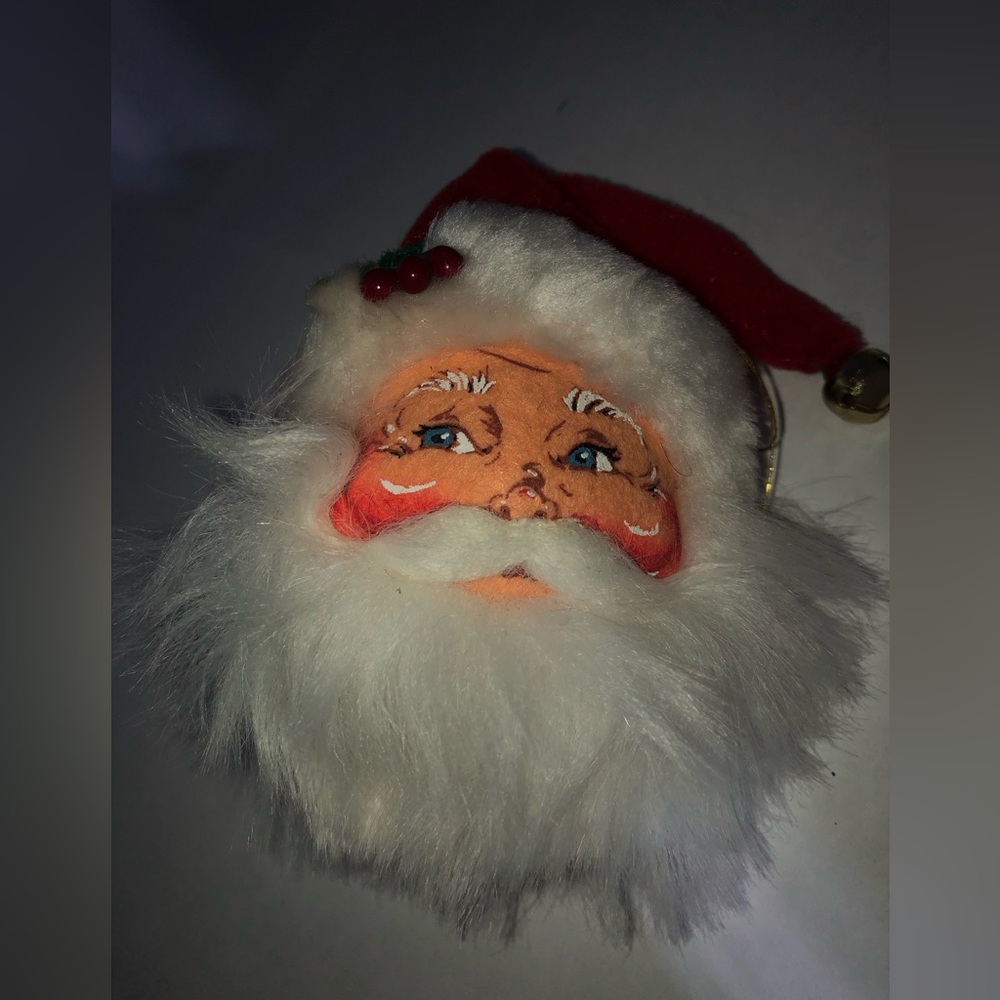 Annalee, Santa Head Ornament 2006 Eyes Open